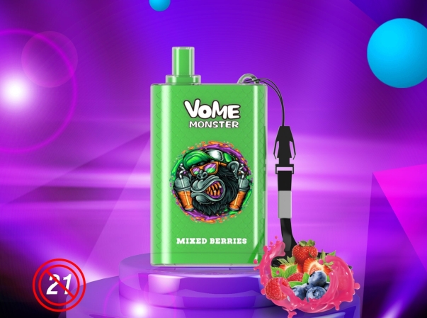 RandM Vome Monster 10000 Puffs Vape - التوت المختلطة: تجربة فيب ثورية في سوق الكويت