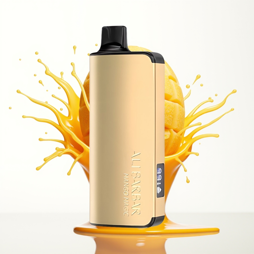 تقرير شامل: جهاز Alibarbar Ingot 9000 Puffs بنكهة Mango Magic - تحليل في الأداء والجودة